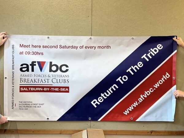 AFVBC PVC Banner - 6ft x 2ft - Image 2