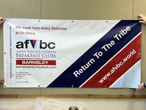 AFVBC PVC Banner - 6ft x 2ft - Image 4